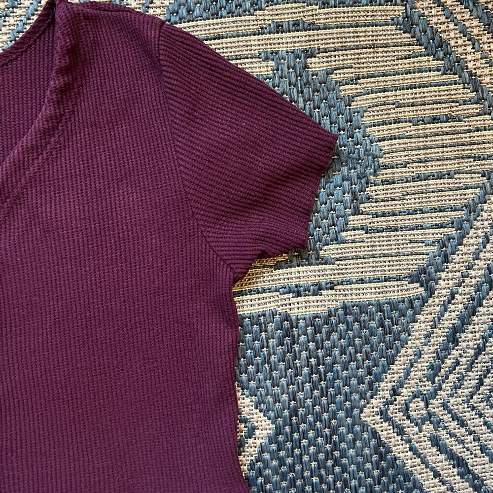 Cottagecore Vintage 90s Bobbie Brooks purple plum gingham whimsygoth dress - Picture 7 of 11